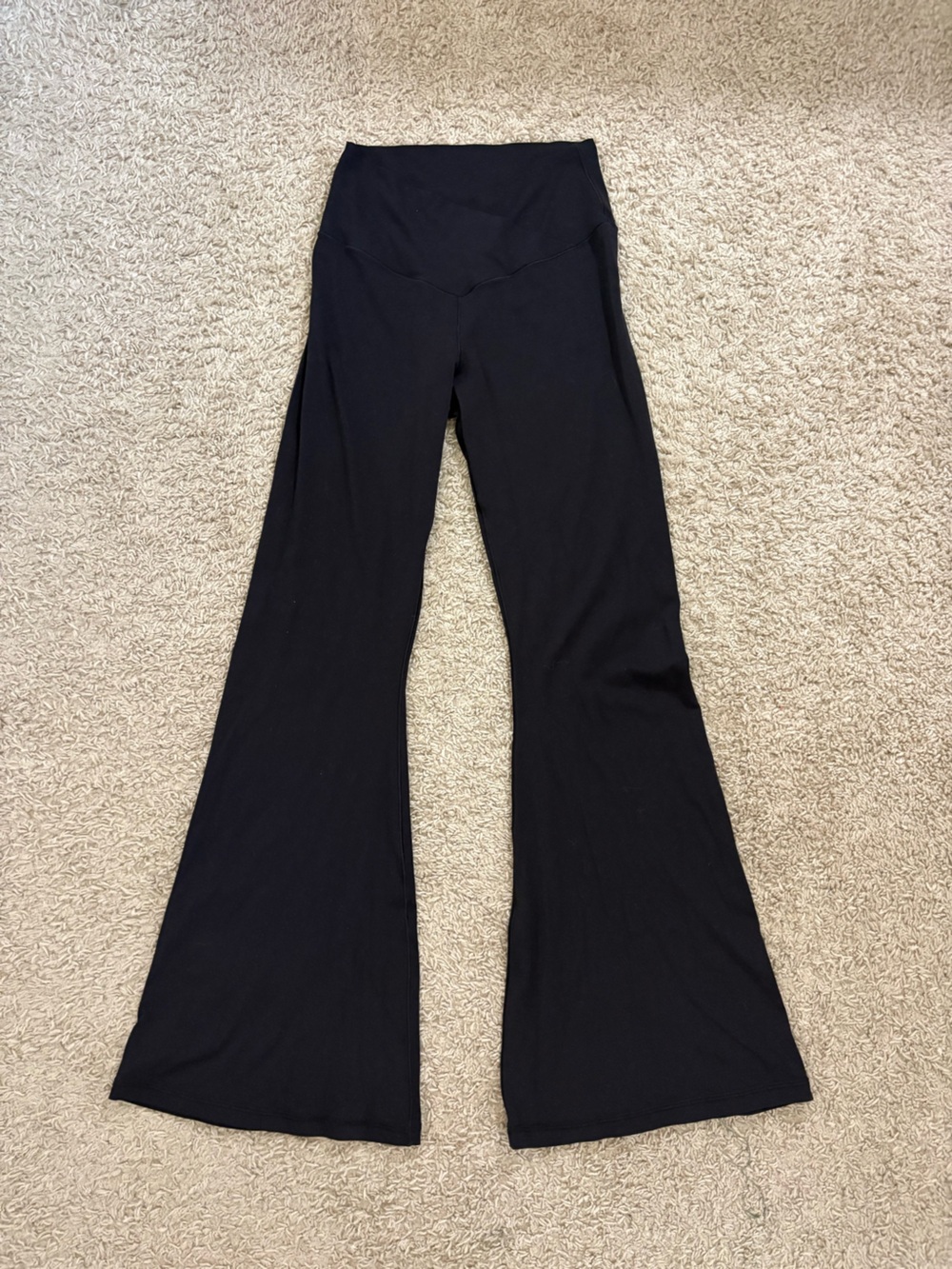 Black Stretch Flare Leggings